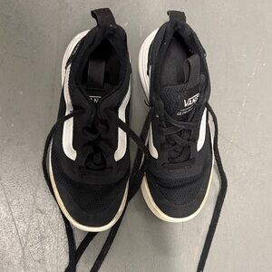 Vans Kids Black and White Sneakers